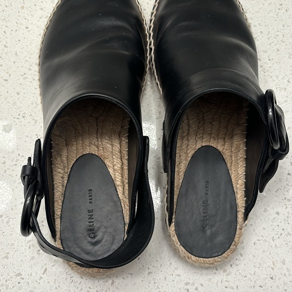 Celine Black Espadrilles Sz 36 - Picture 3 of 5